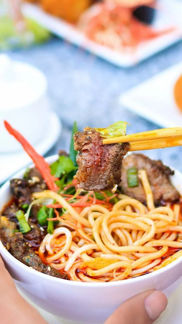 Beef Chili Steak Ramen Bowl